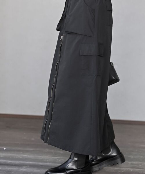 rps（アールピーエス）の「フロントＺＩＰカーゴスカート（スカート・レディース・カーキ/ブラック/チャコールグレー・フリー）」の19枚目の写真