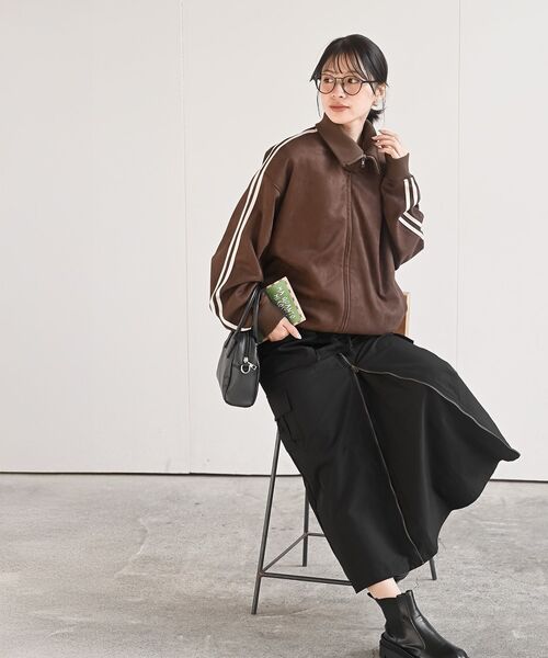 rps（アールピーエス）の「フロントＺＩＰカーゴスカート（スカート・レディース・カーキ/ブラック/チャコールグレー・フリー）」の20枚目の写真