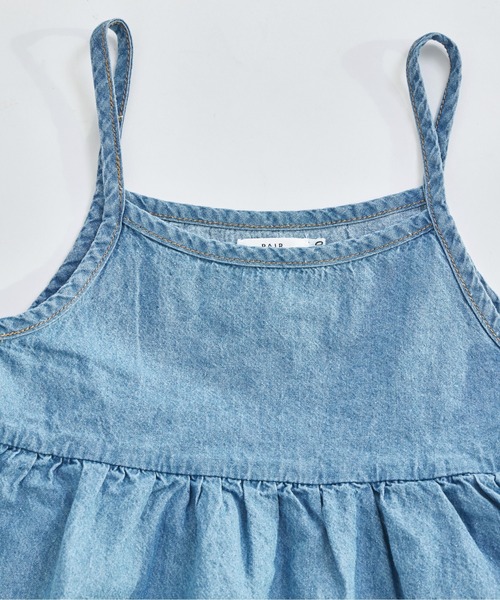 pairmanon（ペアマノン）の「【綿100%】ライトオンスデニム キャミソール セットアップ（セットアップ・キッズ・インディゴブルー/ライトブルー/ブルー・100/110/120/130/140/150/90）」の20枚目の写真