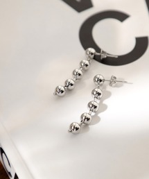 ステンレス5粒ピアス