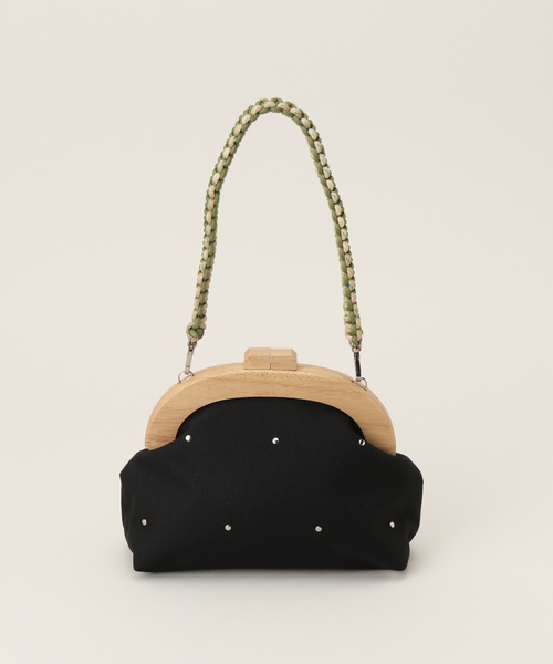 OUTDOOR PRODUCTS（アウトドアプロダクツ）の「141103 ガマグチハンドバッグ（ハンドバッグ・レディース・ベージュ/ブルー系その他/ブラック・FREE）」の5枚目の写真