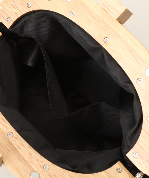 OUTDOOR PRODUCTS（アウトドアプロダクツ）の「141103 ガマグチハンドバッグ（ハンドバッグ・レディース・ベージュ/ブルー系その他/ブラック・FREE）」の10枚目の写真