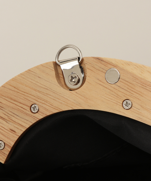 OUTDOOR PRODUCTS（アウトドアプロダクツ）の「141103 ガマグチハンドバッグ（ハンドバッグ・レディース・ベージュ/ブルー系その他/ブラック・FREE）」の14枚目の写真