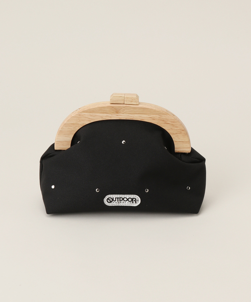 OUTDOOR PRODUCTS（アウトドアプロダクツ）の「141103 ガマグチハンドバッグ（ハンドバッグ・レディース・ベージュ/ブルー系その他/ブラック・FREE）」の15枚目の写真