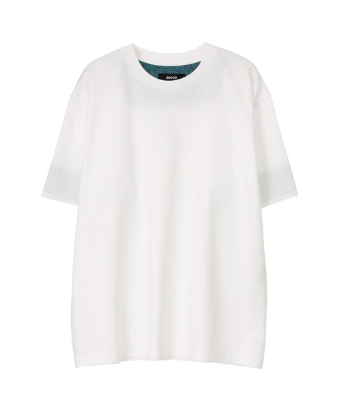 ズッカ　★一回、着用★ LIBERTY PRINTドッキング / Tシャツ ZUCCa（ズッカ）の「LIBERTY PRINTドッキング/Tシャツ（Tシャツ