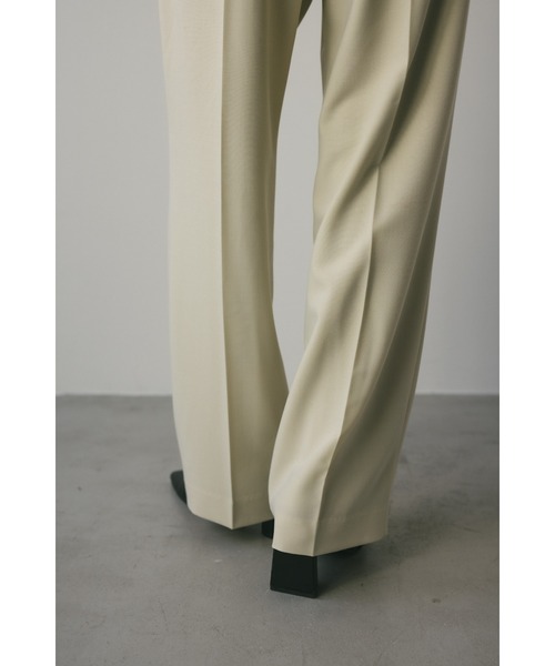 STYLEMIXER(スタイルミキサー)の「ベーシックツータックパンツ(スラックス・レディース・ミント/ネイビー/ライトグレー/アイボリー・X-SMALL/SMALL/MEDIUM)」の14枚目の写真