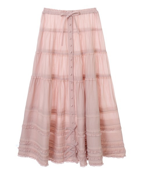 セール】コットンレース使いローンスカート（スカート）｜PINK HOUSE  
