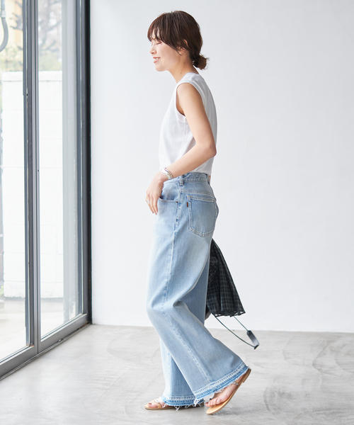 HANES(ヘインズ)の「HANES / ヘインズ 2P Japan Fit for HER スリーブレスシャツ HW5327(Tシャツ/カットソー・レディース・その他・MEDIUM)」の3枚目の写真