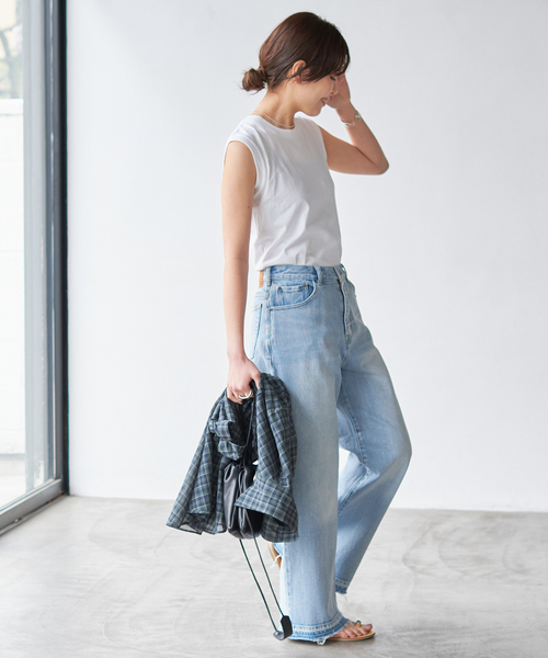 HANES(ヘインズ)の「HANES / ヘインズ 2P Japan Fit for HER スリーブレスシャツ HW5327(Tシャツ/カットソー・レディース・その他・MEDIUM)」の5枚目の写真