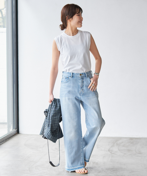 HANES(ヘインズ)の「HANES / ヘインズ 2P Japan Fit for HER スリーブレスシャツ HW5327(Tシャツ/カットソー・レディース・その他・MEDIUM)」の6枚目の写真