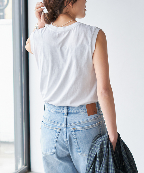 HANES(ヘインズ)の「HANES / ヘインズ 2P Japan Fit for HER スリーブレスシャツ HW5327(Tシャツ/カットソー・レディース・その他・MEDIUM)」の11枚目の写真