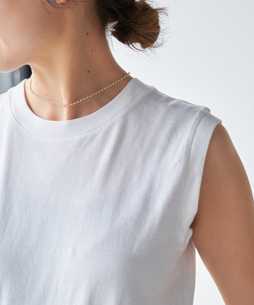 HANES(ヘインズ)の「HANES / ヘインズ 2P Japan Fit for HER スリーブレスシャツ HW5327(Tシャツ/カットソー・レディース・その他・MEDIUM)」の12枚目の写真