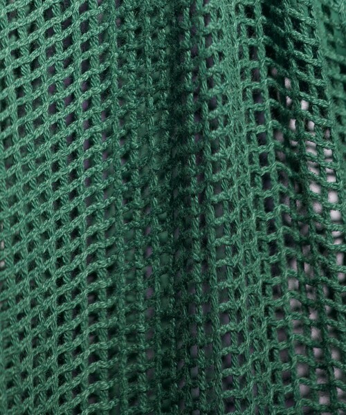 DULTON（ダルトン）の「DULTON/ダルトン COTTON HALF MESH BAG L / コットン ハーフ メッシュ バッグ L（トートバッグ・レディース・イエロー/グリーン/ナチュラル/グレー・ONE SIZE）」の14枚目の写真