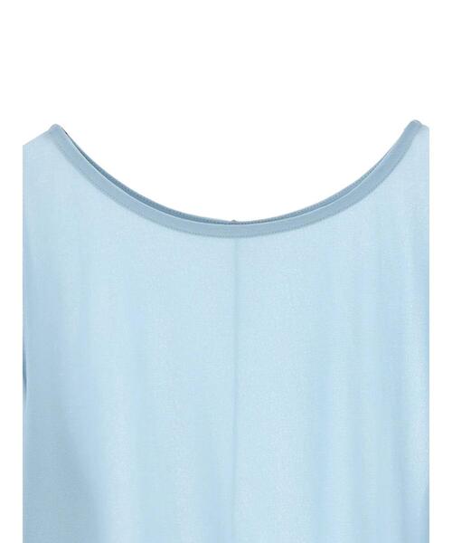 earth music&ecology(アースミュージックアンドエコロジー)の「シアーカットプルオーバー(Tシャツ/カットソー・レディース・イエロー/オフホワイト/グレイッシュブルー・FREE)」の11枚目の写真