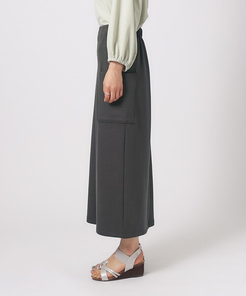 DRESKIP(ドレスキップ)の「◆【M-LL/ストレッチ】腰回りすっきり見えのこだわりシルエット フロントZIP ナロースカート(スカート・レディース・ブラック/カーキ/チャコールグレー・02/03/04)」の9枚目の写真