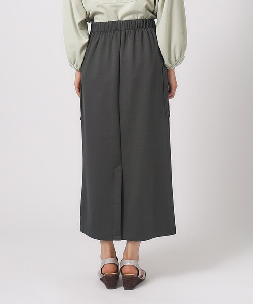 DRESKIP(ドレスキップ)の「◆【M-LL/ストレッチ】腰回りすっきり見えのこだわりシルエット フロントZIP ナロースカート(スカート・レディース・ブラック/カーキ/チャコールグレー・02/03/04)」の8枚目の写真