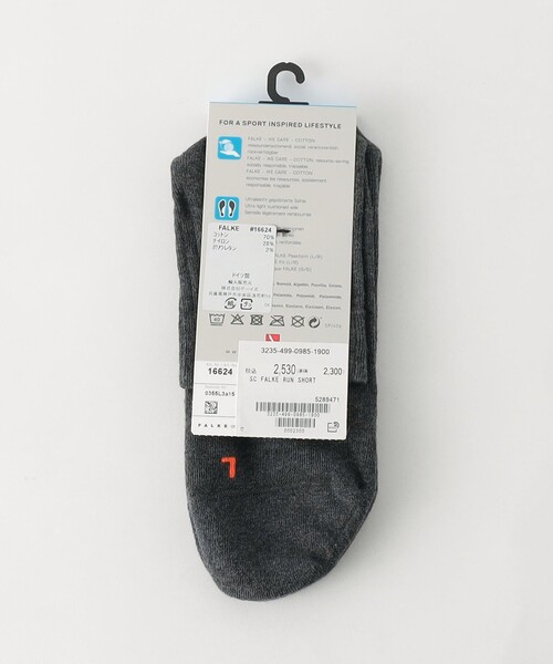 FALKE（ファルケ）の「＜FALKE＞ランリブ ショートソックス（ソックス/靴下・メンズ・ホワイト/ダークグレー・FREE）」の12枚目の写真
