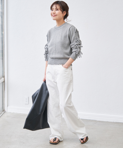 Spick & Span（スピックアンドスパン）の「リボンスリーブプルオーバー