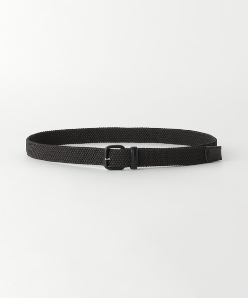 green label relaxing（グリーンレーベルリラクシング）の「レザー バックル ゴムメッシュ ベルト（ベルト・メンズ・ネイビー/ブラウン/ライトグレー/ブラック/オフホワイト・M/L）」の12枚目の写真