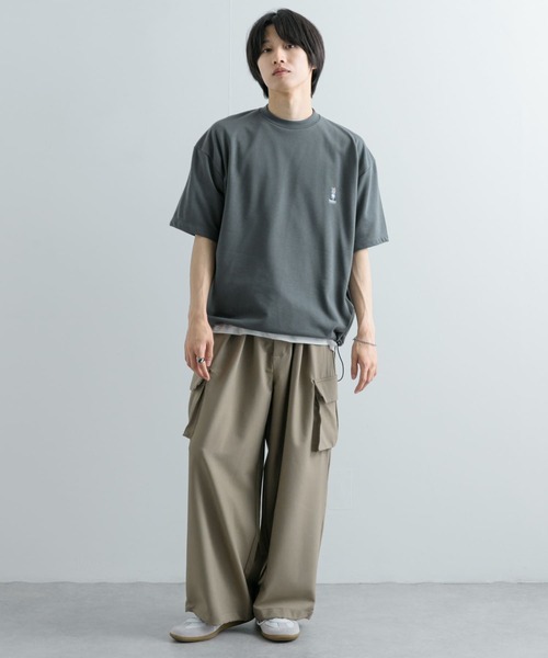SENSE OF PLACE by URBAN RESEARCH（センスオブプレイスバイアーバンリサーチ）の「『ユニセックス』『別注』TeddyBear×SENSE OF PLACE　テディベアC/Nスウェット（スウェット・メンズ・ピンク/チャコールグレー/グレー・MEDIUM/LARGE）」の10枚目の写真