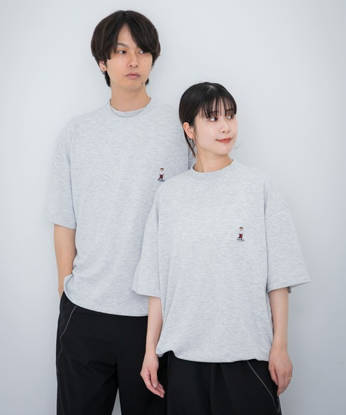 SENSE OF PLACE by URBAN RESEARCH（センスオブプレイスバイアーバンリサーチ）の「『ユニセックス』『別注』TeddyBear×SENSE OF PLACE　テディベアC/Nスウェット（スウェット・メンズ・ピンク/チャコールグレー/グレー・MEDIUM/LARGE）」の14枚目の写真