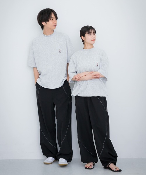 SENSE OF PLACE by URBAN RESEARCH（センスオブプレイスバイアーバンリサーチ）の「『ユニセックス』『別注』TeddyBear×SENSE OF PLACE　テディベアC/Nスウェット（スウェット・メンズ・ピンク/チャコールグレー/グレー・MEDIUM/LARGE）」の15枚目の写真