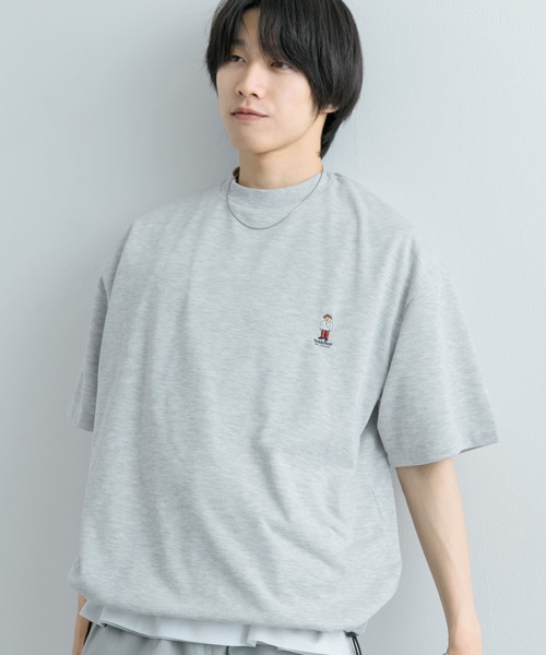 SENSE OF PLACE by URBAN RESEARCH（センスオブプレイスバイアーバンリサーチ）の「『ユニセックス』『別注』TeddyBear×SENSE OF PLACE　テディベアC/Nスウェット（スウェット・メンズ・ピンク/チャコールグレー/グレー・MEDIUM/LARGE）」の20枚目の写真