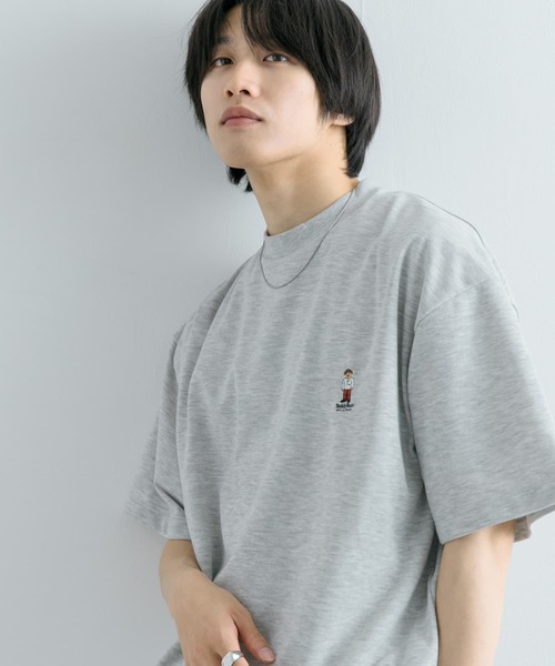 SENSE OF PLACE by URBAN RESEARCH（センスオブプレイスバイアーバンリサーチ）の「『ユニセックス』『別注』TeddyBear×SENSE OF PLACE　テディベアC/Nスウェット（スウェット・メンズ・ピンク/チャコールグレー/グレー・MEDIUM/LARGE）」の21枚目の写真