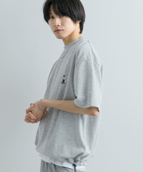 SENSE OF PLACE by URBAN RESEARCH（センスオブプレイスバイアーバンリサーチ）の「『ユニセックス』『別注』TeddyBear×SENSE OF PLACE　テディベアC/Nスウェット（スウェット・メンズ・ピンク/チャコールグレー/グレー・MEDIUM/LARGE）」の22枚目の写真