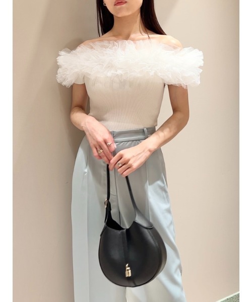 【新品未使用】SNIDEL♡ボリュームチュールドッキングニットプルオーバー 32a6872d1a.jpg.500x500.jpg