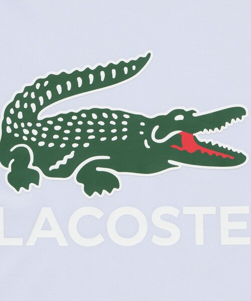 【セール】ワニロゴグラフィックプリント半袖Tシャツ（Tシャツ/カットソー）｜LACOSTE（ラコステ）