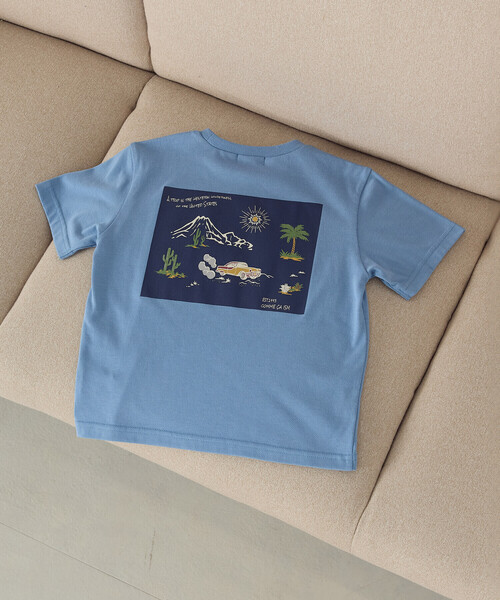 コムコム アロハ柄Tシャツ セール】アロハ柄プリント Tシャツ（Tシャツ/カットソー）｜COMME CA