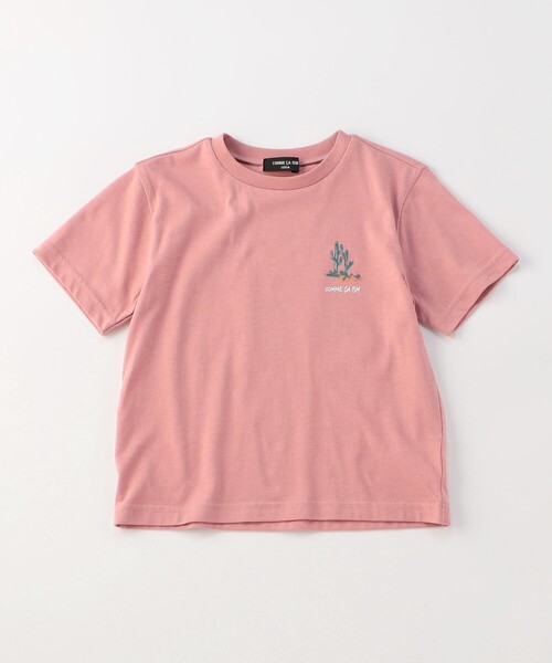 コムコム アロハ柄Tシャツ セール】アロハ柄プリント Tシャツ（Tシャツ/カットソー）｜COMME CA