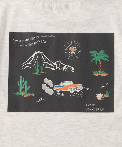 セール】アロハ柄プリント Tシャツ（Tシャツ/カットソー）｜COMME CA
