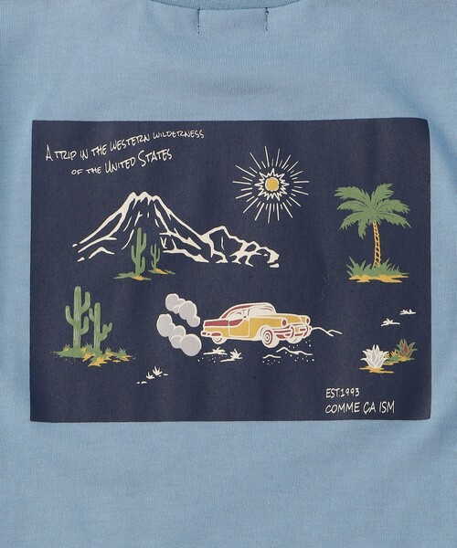 セール】アロハ柄プリント Tシャツ（Tシャツ/カットソー）｜COMME CA