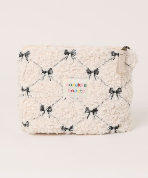 セール】【urge select】リボン柄 もこもこ マルチポーチ（ポーチ  