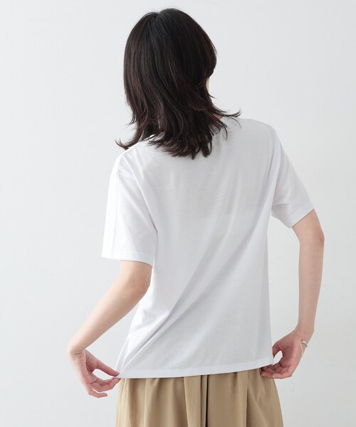 GALLEST（ギャレスト）の「◆GOLD箔プリントT（Tシャツ/カットソー・レディース・ホワイト/グレー/カーキ/ブラック・38）」の12枚目の写真