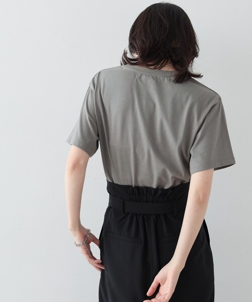 GALLEST（ギャレスト）の「◆GOLD箔プリントT（Tシャツ/カットソー・レディース・ホワイト/グレー/カーキ/ブラック・38）」の16枚目の写真