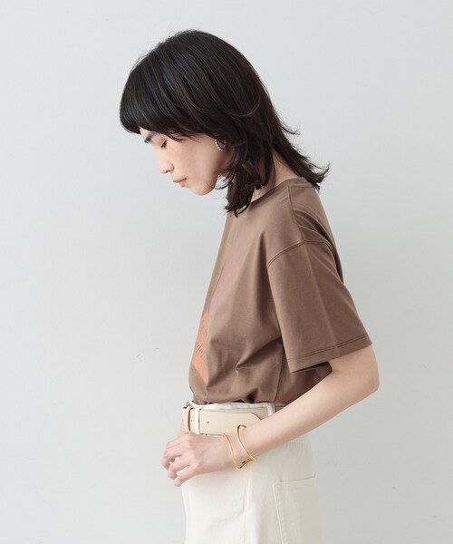 GALLEST（ギャレスト）の「◆GOLD箔プリントT（Tシャツ/カットソー・レディース・ホワイト/グレー/カーキ/ブラック・38）」の20枚目の写真