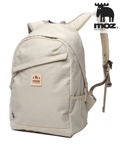 moz(モズ)の「MOZ(モズ) 軽撥水加工 ラウンド型 バックパック(バックパック/リュック・レディース・アイボリー/ブラック/グレイッシュベージュ/ライトグリーン/インディゴブルー/ブルー系その他/サンドベージュ・ONE SIZE)」の2枚目の写真