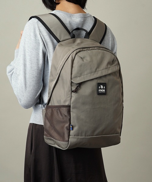 moz(モズ)の「MOZ(モズ) 軽撥水加工 ラウンド型 バックパック(バックパック/リュック・レディース・アイボリー/ブラック/グレイッシュベージュ/ライトグリーン/インディゴブルー/ブルー系その他/サンドベージュ・ONE SIZE)」の11枚目の写真
