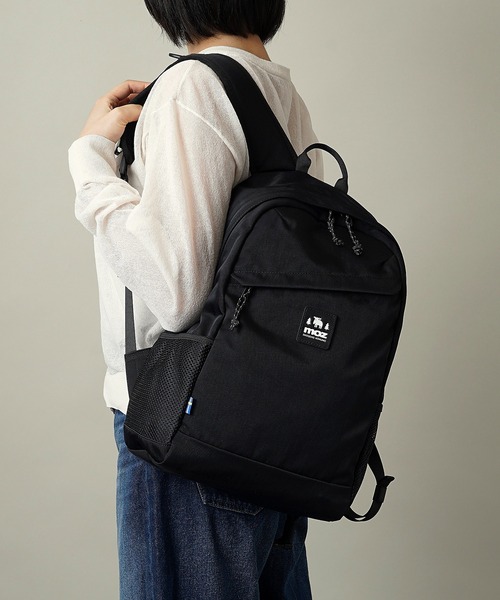 moz(モズ)の「MOZ(モズ) 軽撥水加工 ラウンド型 バックパック(バックパック/リュック・レディース・アイボリー/ブラック/グレイッシュベージュ/ライトグリーン/インディゴブルー/ブルー系その他/サンドベージュ・ONE SIZE)」の9枚目の写真