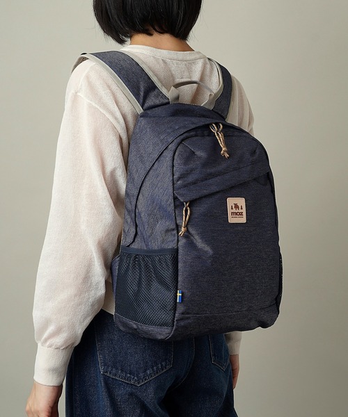 moz(モズ)の「MOZ(モズ) 軽撥水加工 ラウンド型 バックパック(バックパック/リュック・レディース・アイボリー/ブラック/グレイッシュベージュ/ライトグリーン/インディゴブルー/ブルー系その他/サンドベージュ・ONE SIZE)」の17枚目の写真