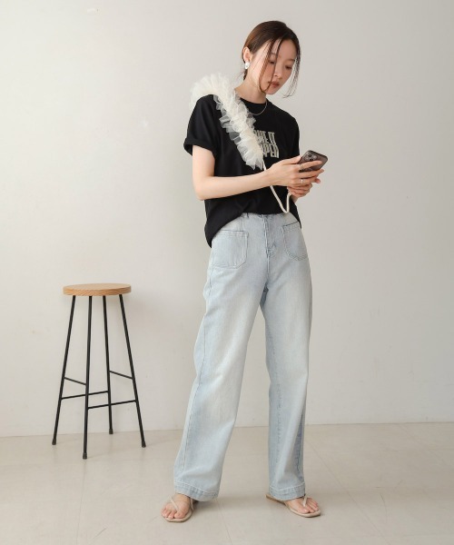 Bab（バブ）の「ショルダーチュールスマホストラップ（スマホグッズ・レディース・グレー/アイボリー/ブラック・ONESIZE）」の11枚目の写真