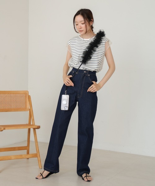 Bab（バブ）の「ショルダーチュールスマホストラップ（スマホグッズ・レディース・グレー/アイボリー/ブラック・ONESIZE）」の17枚目の写真