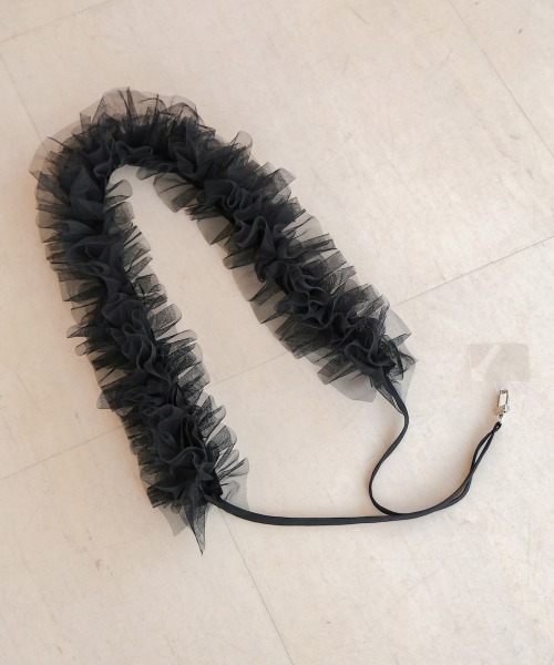 Bab（バブ）の「ショルダーチュールスマホストラップ（スマホグッズ・レディース・グレー/アイボリー/ブラック・ONESIZE）」の13枚目の写真