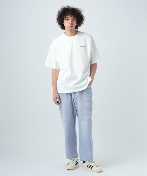 BAYFLOW(ベイフロー)の「コットンリネンデニムバギーパンツ(デニムパンツ・メンズ・ブルー/ライトブルー・LARGE/MEDIUM)」の3枚目の写真