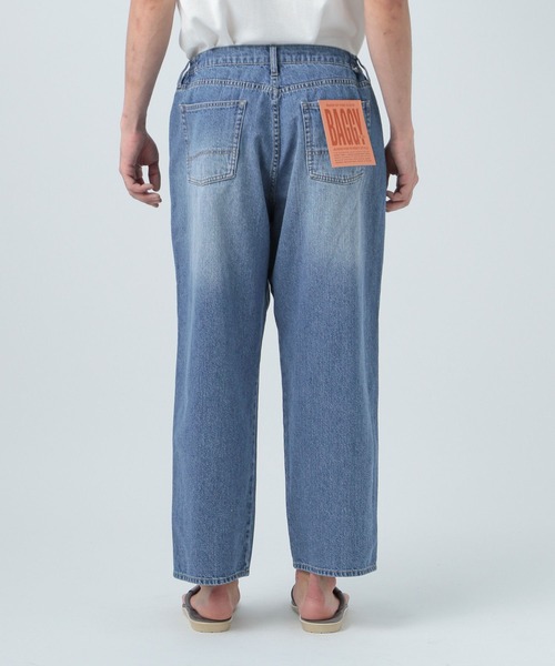 BAYFLOW(ベイフロー)の「コットンリネンデニムバギーパンツ(デニムパンツ・メンズ・ブルー/ライトブルー・LARGE/MEDIUM)」の7枚目の写真