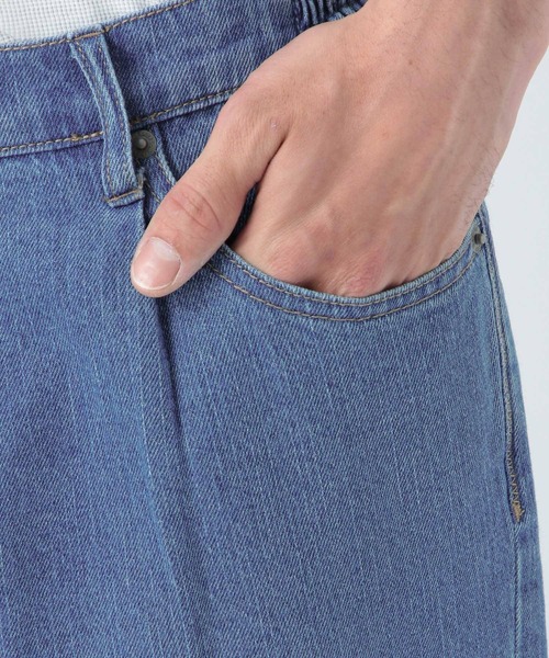 BAYFLOW(ベイフロー)の「コットンリネンデニムバギーパンツ(デニムパンツ・メンズ・ブルー/ライトブルー・LARGE/MEDIUM)」の9枚目の写真