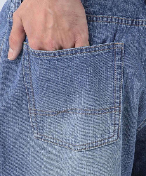 BAYFLOW(ベイフロー)の「コットンリネンデニムバギーパンツ(デニムパンツ・メンズ・ブルー/ライトブルー・LARGE/MEDIUM)」の12枚目の写真